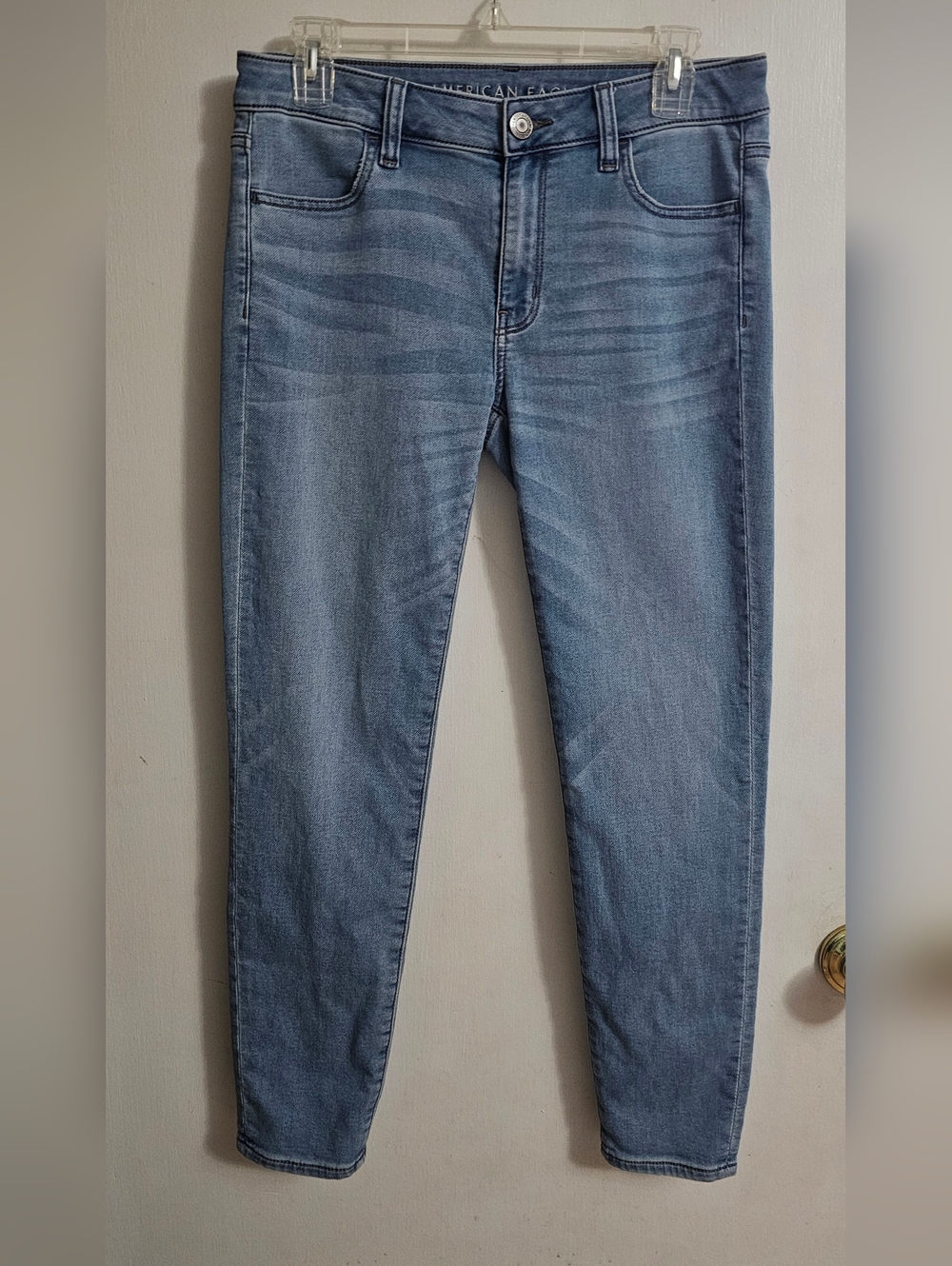 American Eagle Blue Super Stretch Jeggings